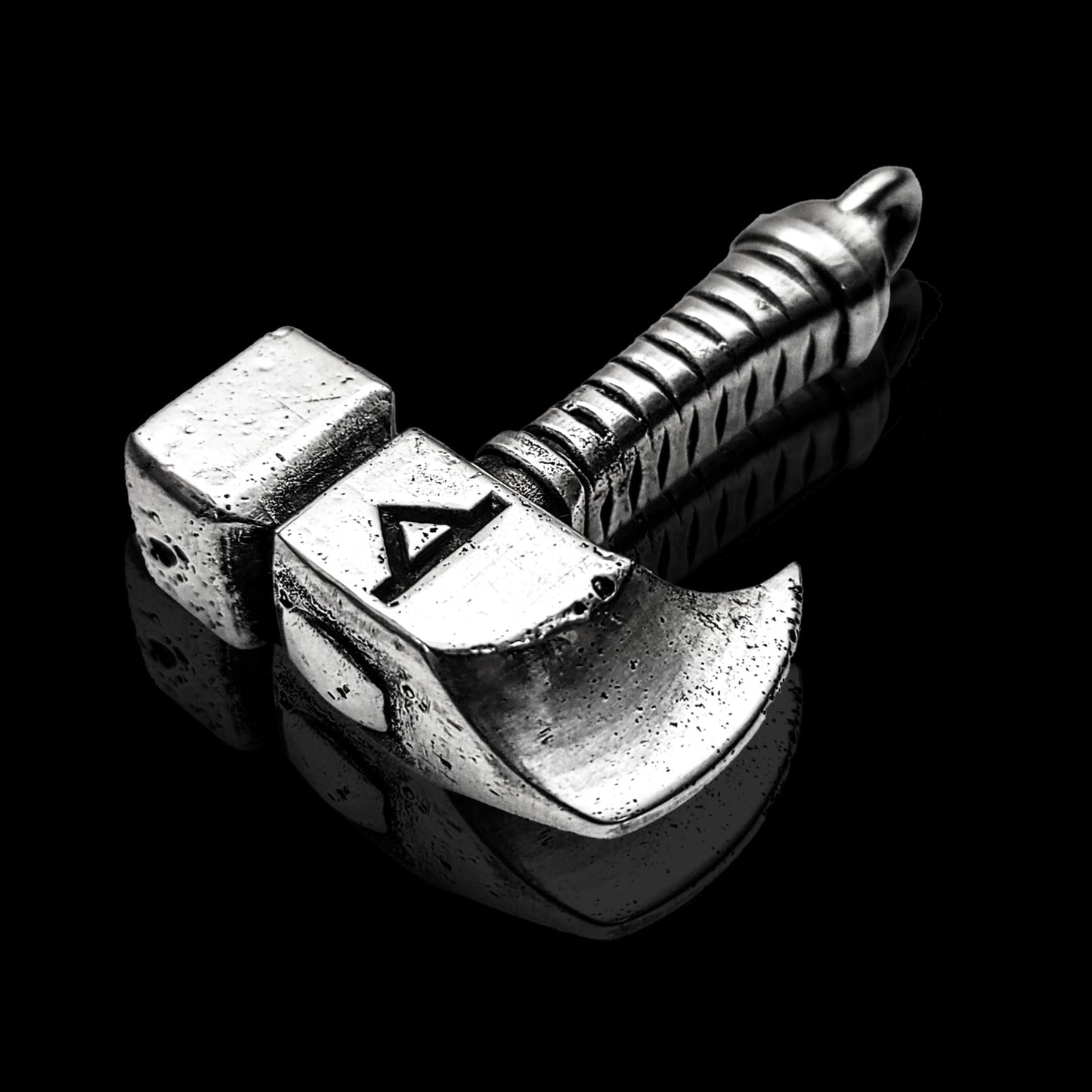 AXE Hammer Silver Pendant