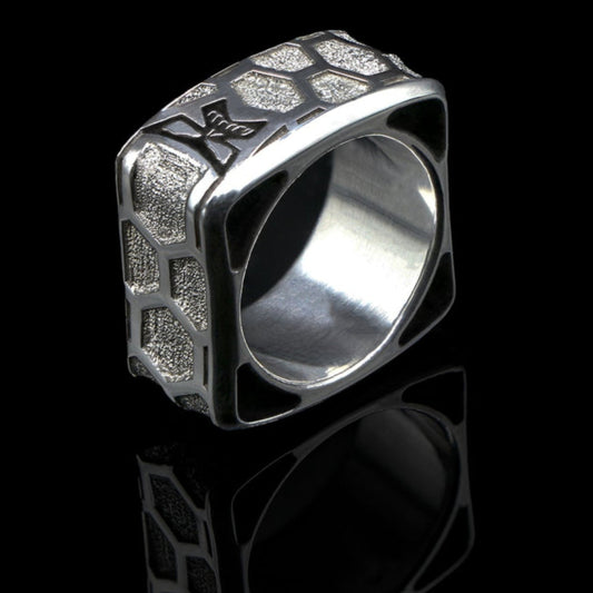 QUADRATO Ring-Honeycomb Personalized
